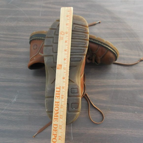 sz12 DR. MARTENS SHOES BROWN LEATHER AIR CUSHION SOLE OXFORDS MEN\'S KD 140378 main image 4